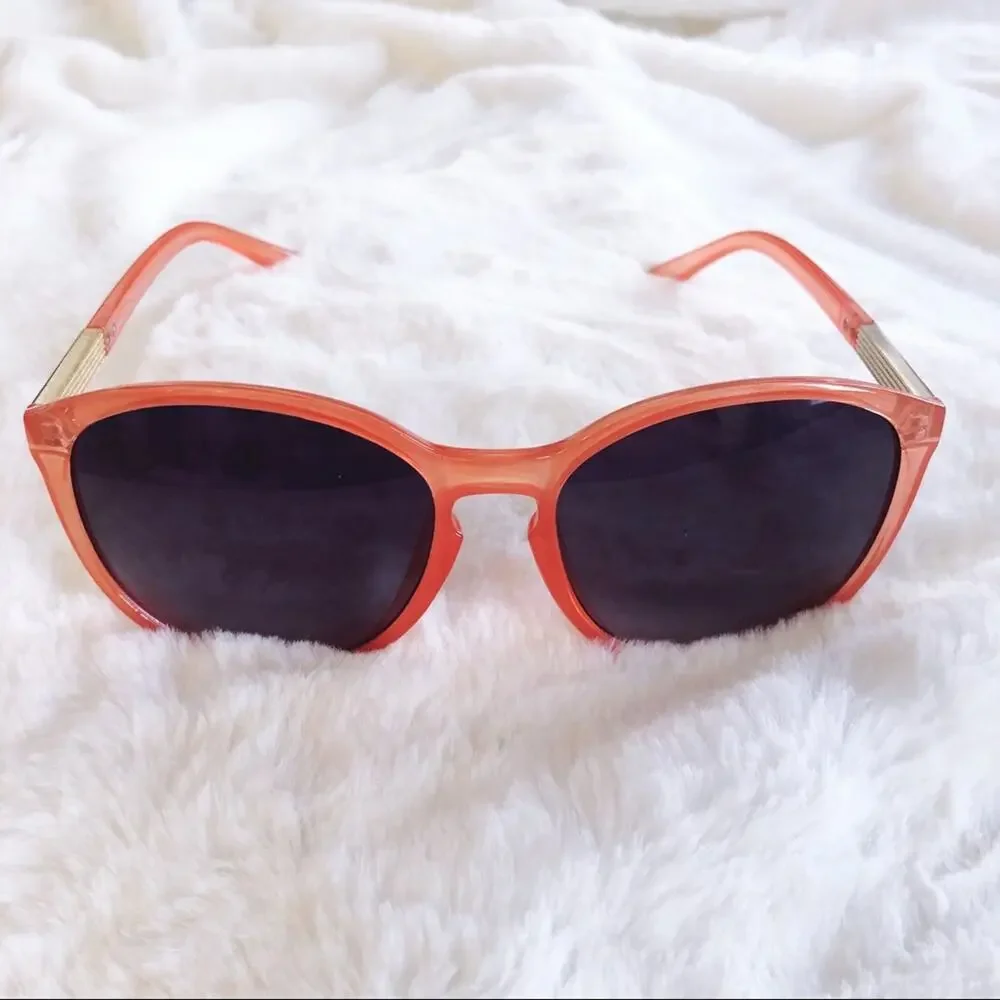 Celia Red Cat Eye Full Rim Sunglasses